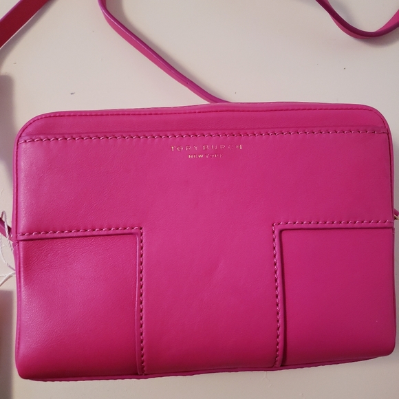 Tory Burch hot pink crossbody - Picture 2 of 7